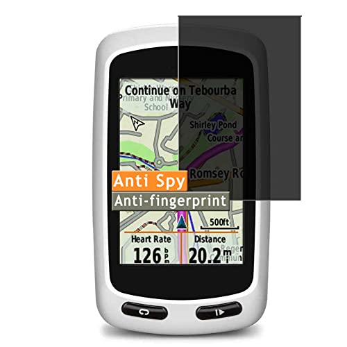 Vaxson Protector de Pantalla de Privacidad, compatible con Garmin Edge Touring Plus [No Vidrio Templado ] Nuevo Película Protectora Film Guard