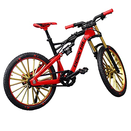 Vecksoy Dedo bicicleta escala 1:10 Mini bicicleta juguete aleación dedos bicicleta de montaña modelo Ornamento BMX bicicleta modelo Bike Gadgets