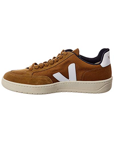 Veja V-12 Zapatillas Moda Hombres Camel/Blanco - 42 - Zapatillas Bajas