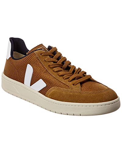 Veja V-12 Zapatillas Moda Hombres Camel/Blanco - 42 - Zapatillas Bajas