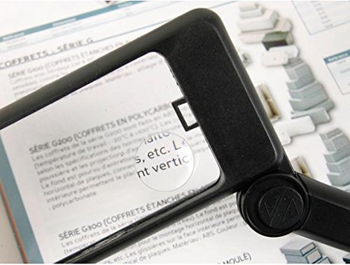 Velleman VTMG10 lente de aumento y - Lupa (2 cm, 80 mm, 15 mm, 125 mm, 82 g, 1 pieza(s))