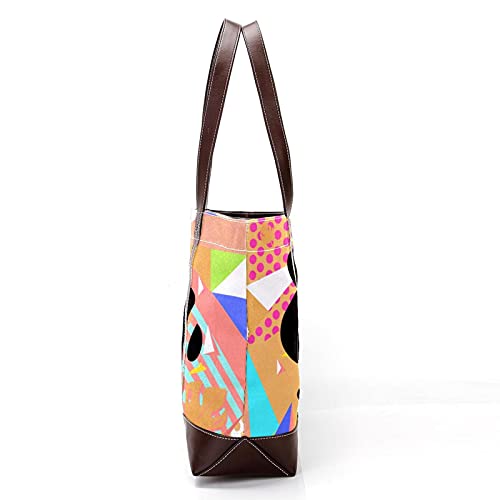 Venta de verano estilo memphis web banne Correa liviana para madres, mujeres, niñas, señoras, estudiante, monedero, compras, bolso de mano, bolsos de hombro, bolsos