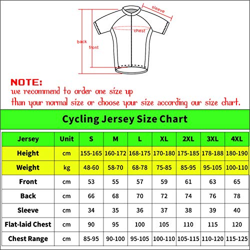 Verano Maillot Ciclismo para Hombre, Jersey Bicicleta Manga Corta Ciclista MTB Bici (DD6, L)