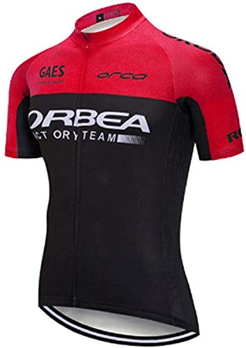 Verano Maillot Ciclismo para Hombre, Jersey Bicicleta Manga Corta Ciclista MTB Bici (DD6, L)