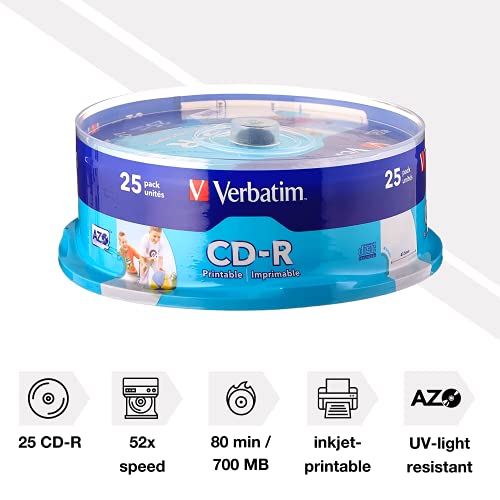 Verbatim 43439 - CDs vírgenes (25 unidades)