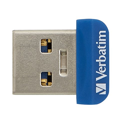 Verbatim Flash Drive (16Gb, Tienda N Stay, Nano USB 3.0, 60 MB/S, 400 Veces Menor De La Ampolla) Azul (98709)