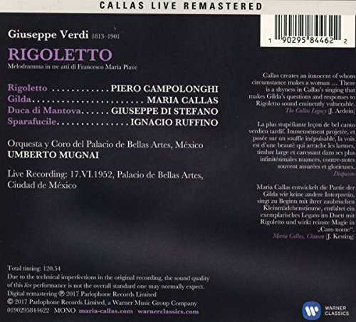 Verdi: Rigoletto (Mexico, 17/06/1952)