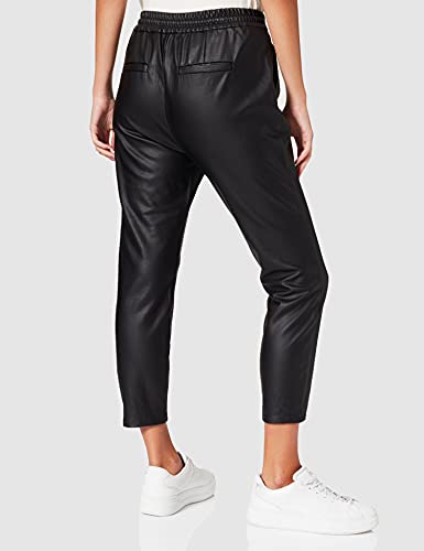 Vero Moda Vmeva Mr Loose String Coated Pnt Ga Noos Pantalones, Negro (Black), XL para Mujer