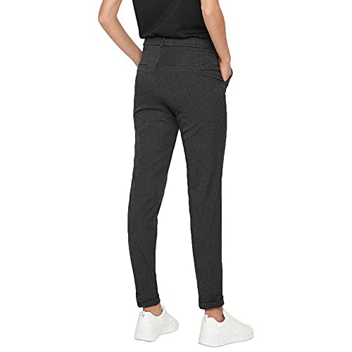 Vero Moda Vmmaya Mr Loose Solid Pant Noos Pantalones, Gris (Dark Grey Melange), 36W/ 30L para Mujer