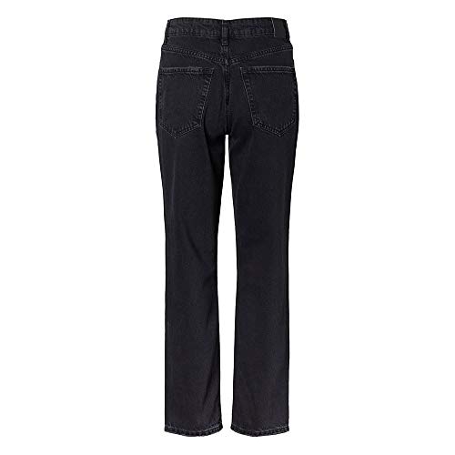 Vero Moda Vmsara Mr Relaxed Strght J Ba115 Noos Ga Vaqueros Straight, Negro (Black Black), W31/L30 (Talla del Fabricante: 31) para Mujer