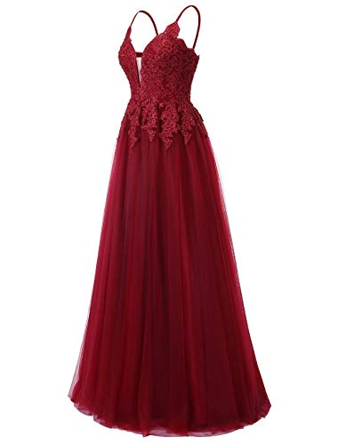 Vestido de noche de encaje para mujer, para boda, elegante vestido de novia, tirantes finos, vestido de baile menta 44