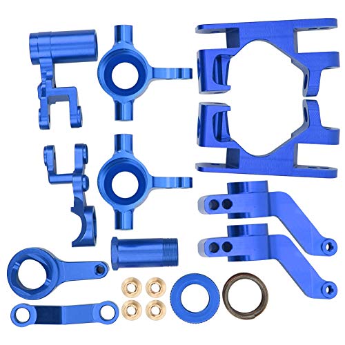 VGEBY RC Steering Knuckle C Seat, Steering Knuckle C Seat Eje Trasero Cup Componentes de dirección Aptos para Traxxas 1/10 4X4 Slash Truck(Azul)