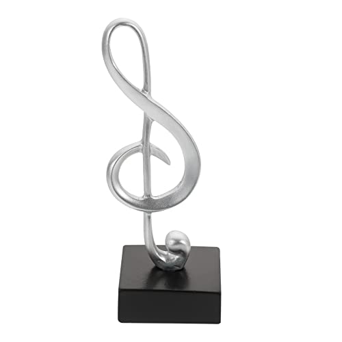 VICASKY Música Nota Estatua Piano Tienda Regalos Figurine Resina Símbolos Música Escultura Ornamento para El Hogar Artes de Cumpleaños Decoración de Escritorio Regalo de Recuerdos