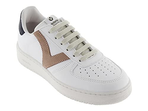 victoria Plano VICTORIA Madrid Zapatilla Efecto Piel Contraste 1258201-WOMEN para Mujer Cuarzo 39