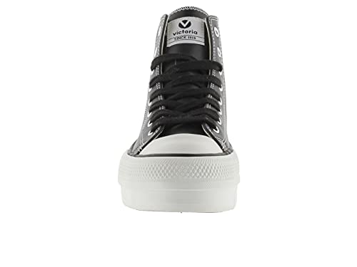 victoria Plano VICTORIA Tribu Zapatilla SINTÉTICA Efecto Piel 1061107-WOMEN para Mujer Negro 38