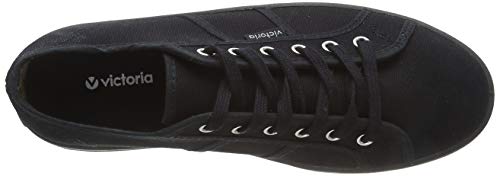 victoria Plataforma VICTORIA Barcelona Doble Lona Monocromo 1105101-WOMEN para Mujer Negro 37