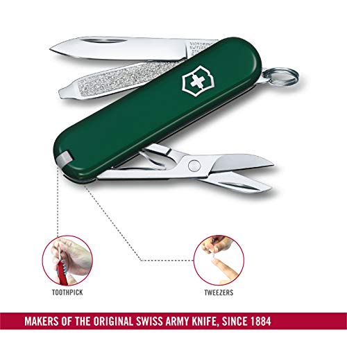 Victorinox Classic - Navaja, color verde