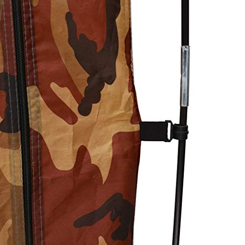 vidaXL Cabina para Ducha/WC/Vestidor Camuflaje Carpa Toldo Tiemda de Baño Camping Acampada Privacidad Cubierta Ocultación Plegable Refugio
