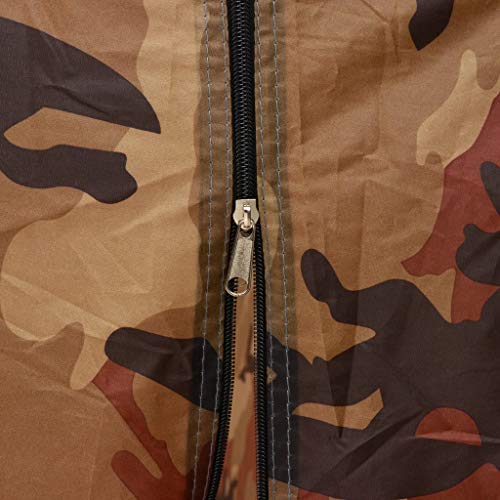 vidaXL Cabina para Ducha/WC/Vestidor Camuflaje Carpa Toldo Tiemda de Baño Camping Acampada Privacidad Cubierta Ocultación Plegable Refugio