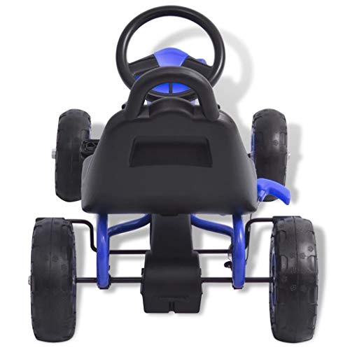vidaXL Kart de Pedales con neumáticos Azul