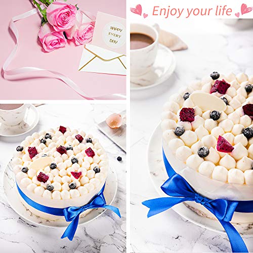 Viesap Cinta De Raso, 20 Pcs Cinta De Satén Cinta De Tela De Doble Cara Rollo De Raso Satén De Seda Para Embalaje Decoración De Regalo Cajas Flores Boda Navidad 20 Colores 10 Mm De Ancho.