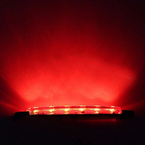 VIGORFLYRUN PARTS LTD 10pcs LED Luces Laterales del Marcador, Luces De Posicion Lateral, Luz de Gálibo, 6 LED 3.8" para 24V Remolque Camioneta Caravana Camión Camión Autobús SUV - Rojo