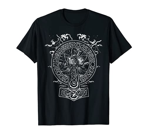 VIKINGS, RISE - MARTILLO DE THOR - Mitología nórdica, Camiseta