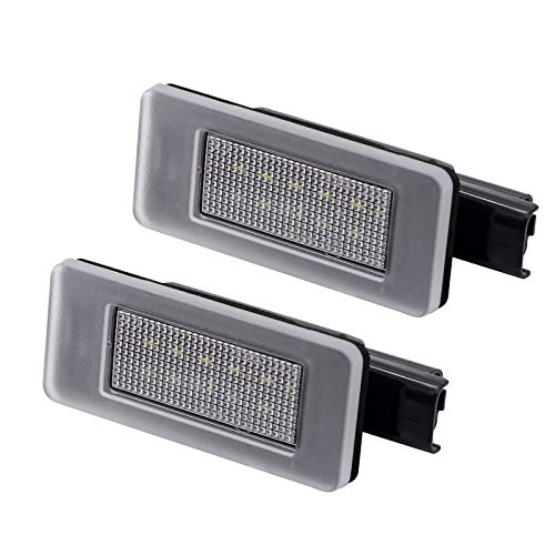 VINSTAR Modelo Nuevo 2020 Octubre 2X Luces DE MATRICULA LED HOMOLOGADAS E4 308 II MK2 207 CC 3008 2008 208 Crossover CANBUS