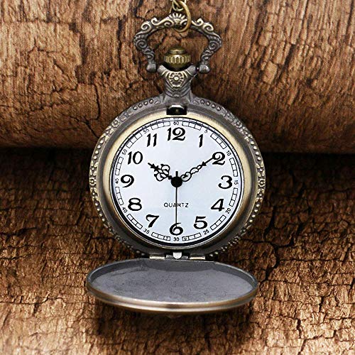 Vintage Bolsillos Cobre Big Ben Retro Londres Relojes de Cuarzo Hora Cadena Ofthechain para Hombres Mujeres Fob Care Gift S