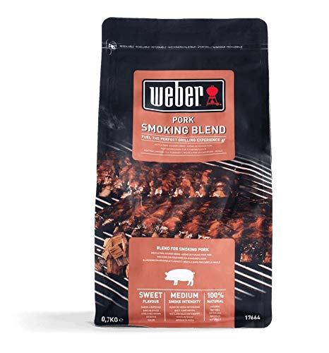 Virutas de cerdo Weber 700 g, negro, 30.5 x 27.2 x 15.2 cm, 17664