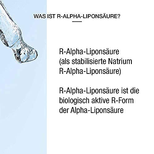 Vitabay R-Alpha Lipera Acid (300 mg/120 cápsulas) • Ácido R Alpha Lipoico con ácido tioctico • Alta concentración, alta biodisponibilidad Complemento alimentario de alta calidad