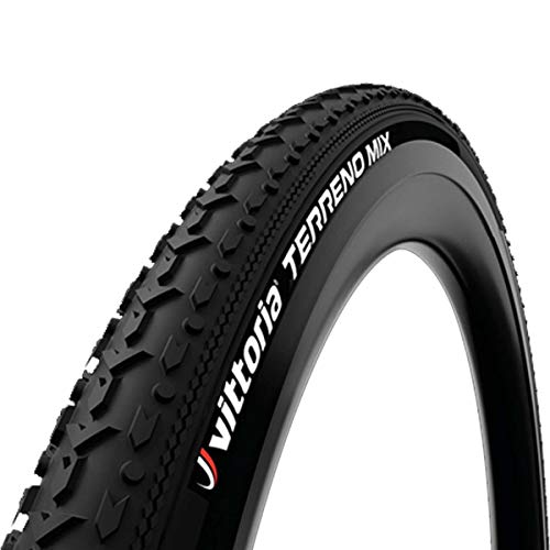 Vittoria Neumático de Bicicleta Unisex Terreno Mix Negro, 700 x 33c