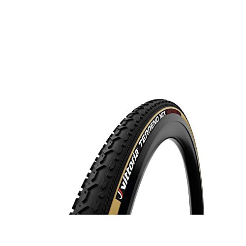 Vittoria Tub.Terreno Mix 33-28'' Caramel/NEG G2.0 Ruedas Ciclismo Unisex Adulto, Multicolor Negro