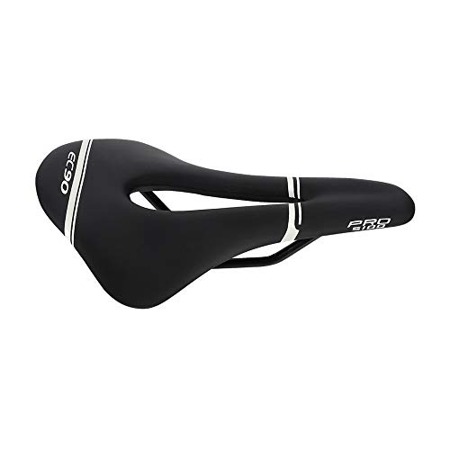 VOANZO Sillín de Bicicleta Ciclismo Soft EVO Saddle Bike Seat para MTB Road Mountain Bike Accesorios (Negro)