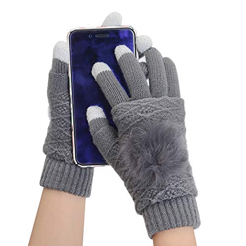 Vodabang Guantes de Pantalla Táctil Invierno Caliente Guantes Touchscreen Gloves Deporte Al Aire Libre