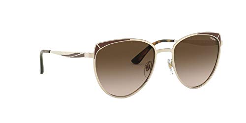 Vogue 0vo4151s Lentes oscuros, Oro Pálido Café Mate/Degradado Café, 57 para Mujer