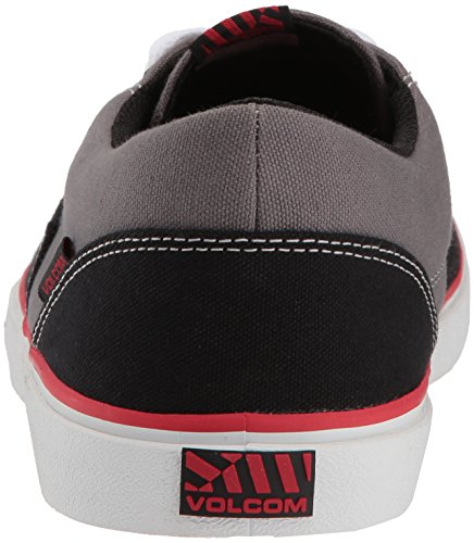 Volcom Draw Lo Shoe, Zapatillas de Skateboard Hombre, Gris (Black Grey B), 44 EU