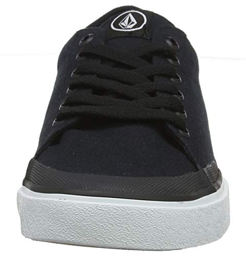 Volcom Leeds Canvas Shoe, Zapatillas de Skateboard Hombre, Negro (Black White Bwh), 39.5 EU