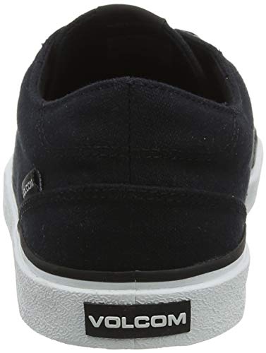 Volcom Leeds Canvas Shoe, Zapatillas de Skateboard Hombre, Negro (Black White Bwh), 39.5 EU