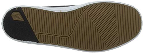 Volcom Leeds Canvas Shoe, Zapatillas de Skateboard Hombre, Negro (Black White Bwh), 39.5 EU