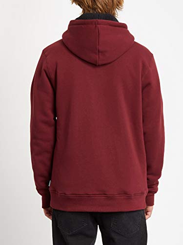 Volcom Sngl STN Lined Sudadera con Cremallera, Hombre, Port, XS