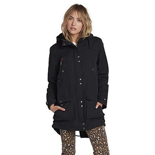 Volcom Walk On by 5K Parka, Mujer, Black, XS