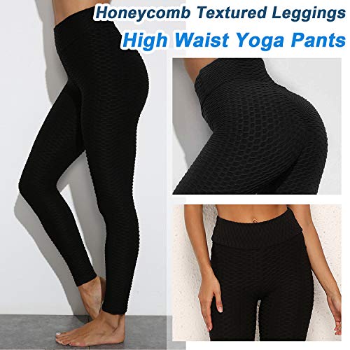 Voqeen Pantalones De Yoga De Cintura Alta para Mujer, Leggings Sexis Anticelulíticos para Levantamiento De Glúteos, Mallas Sexis para Control De Abdomen