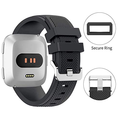 Vozehui Correa compatible con Fitbit Versa/Fitbit Versa 2, silicona suave, impermeable, repuesto para Fitbit Versa 2, Fitbit Versa/Versa Lite, mujeres y hombres