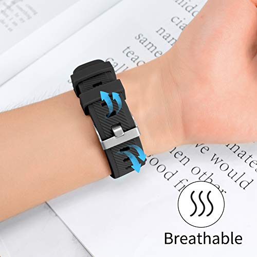 Vozehui Correa compatible con Fitbit Versa/Fitbit Versa 2, silicona suave, impermeable, repuesto para Fitbit Versa 2, Fitbit Versa/Versa Lite, mujeres y hombres