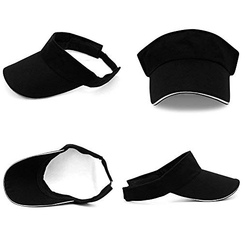 VSUSN Visera Sombrero para el Sol Anti-UV Visera de protección contra el Sol Gorra para Sol Protector, Rojo