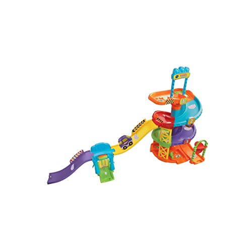 VTech- Aparcamiento TutTut Bólidos Parking Interactivo, Incluye a Greta La Furgoneta, Multicolor, 23.9 x 23.9 x 14.2 (3480-152722)