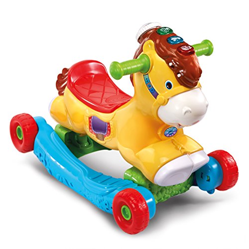 VTech- Baby Caballito Balancín 2 en 1, Multicolor (80-191422)