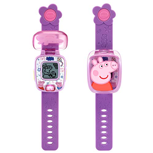 VTech- Peppa Pig Juguete Reloj, Color morado (3480-526022)