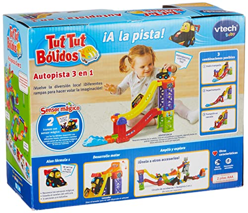 VTech- TTB Autopista 3 en 1 Pistas Coches tut bólidos. (3480-527522) , color/modelo surtido